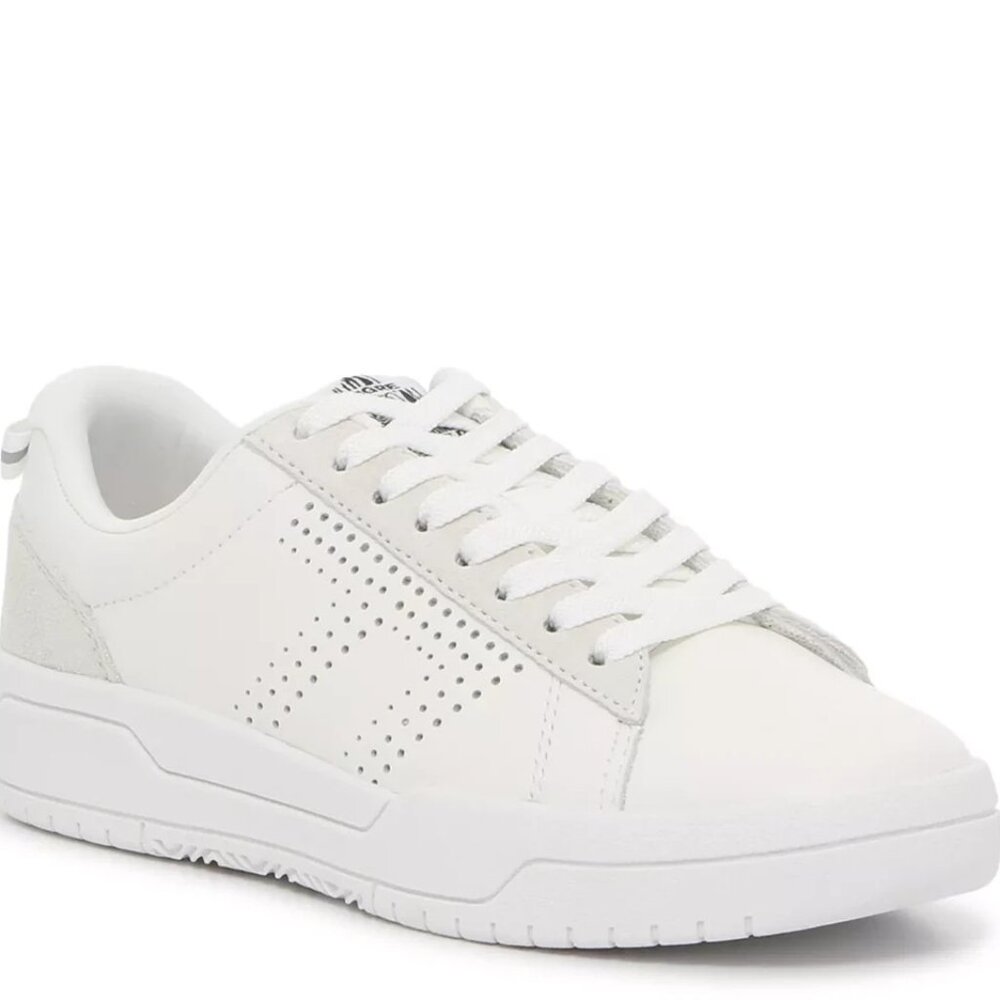 NEW Le Tigre White Leather Tompkins Court Sneakers 11